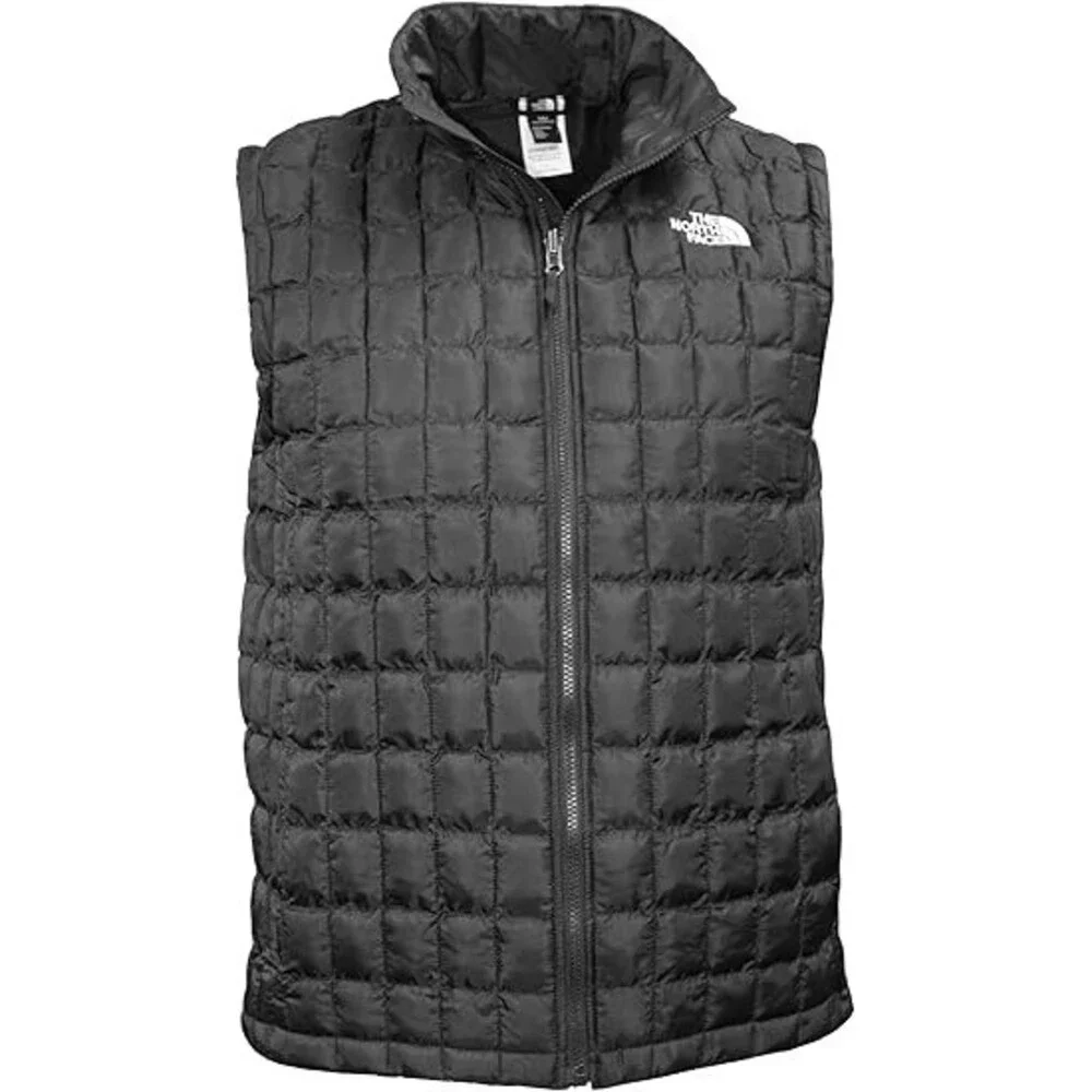 The North Face Thermoball Vest Women's Asphalt Gray Insulated Full Zip SGN1483